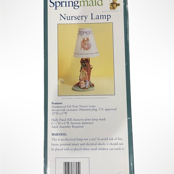 Vintage Charming Nursery Lamp with Bunny Design in box. - Picture 5 of 5